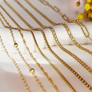 Spiral Necklace : 18K Gold PVD Plated,Hypoallergenic,Boho Jewelry,Water-resistant finish,Handmade image 8