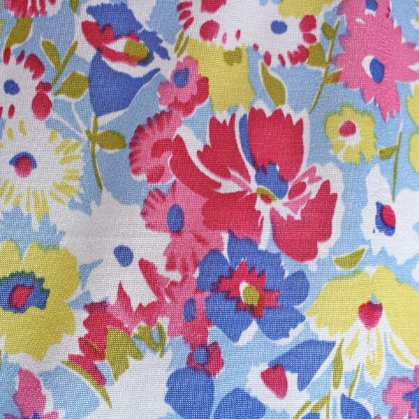 Lovely Floral Print ITY Knit Fabric