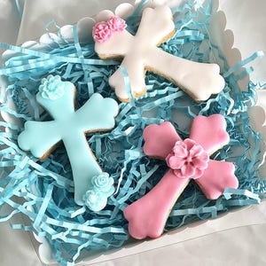 Fondant Cookies Baptism Church Communion Cookies Party Favors Personalized Cookies