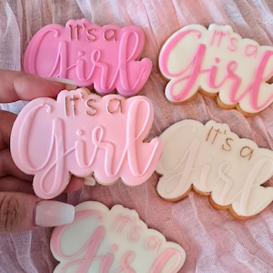 Fondant Kekse Babyparty Babyshower Cookies Boy or Girl Gastgeschenke Personalisiert Plätzchen