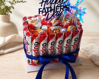 Pastel de regalo para el Día del Padre, regalo sorpresa para papá, dulces, chocolate