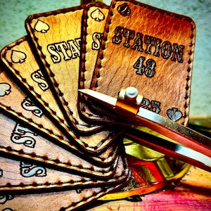 Leather Playing Card
