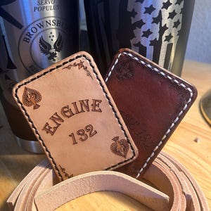 Cartes à jouer en cuir