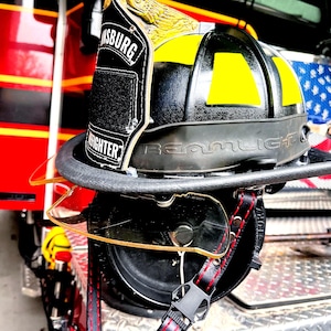 Leather Fire Helmet Chin Strap