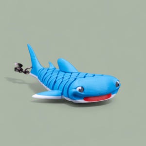 Clark The Whale Shark Keychain, Keyring, Bag tag