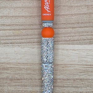 RHINESTONE BEADED PEN- 3D Energy Drink Cans - Choose Your Color Orange Can