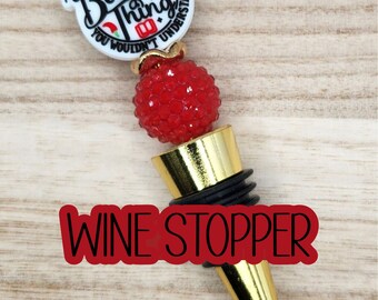 Beaded Wine Stopper - "It's a Booktok Thing, You Wouldn't Understand" (Gold)