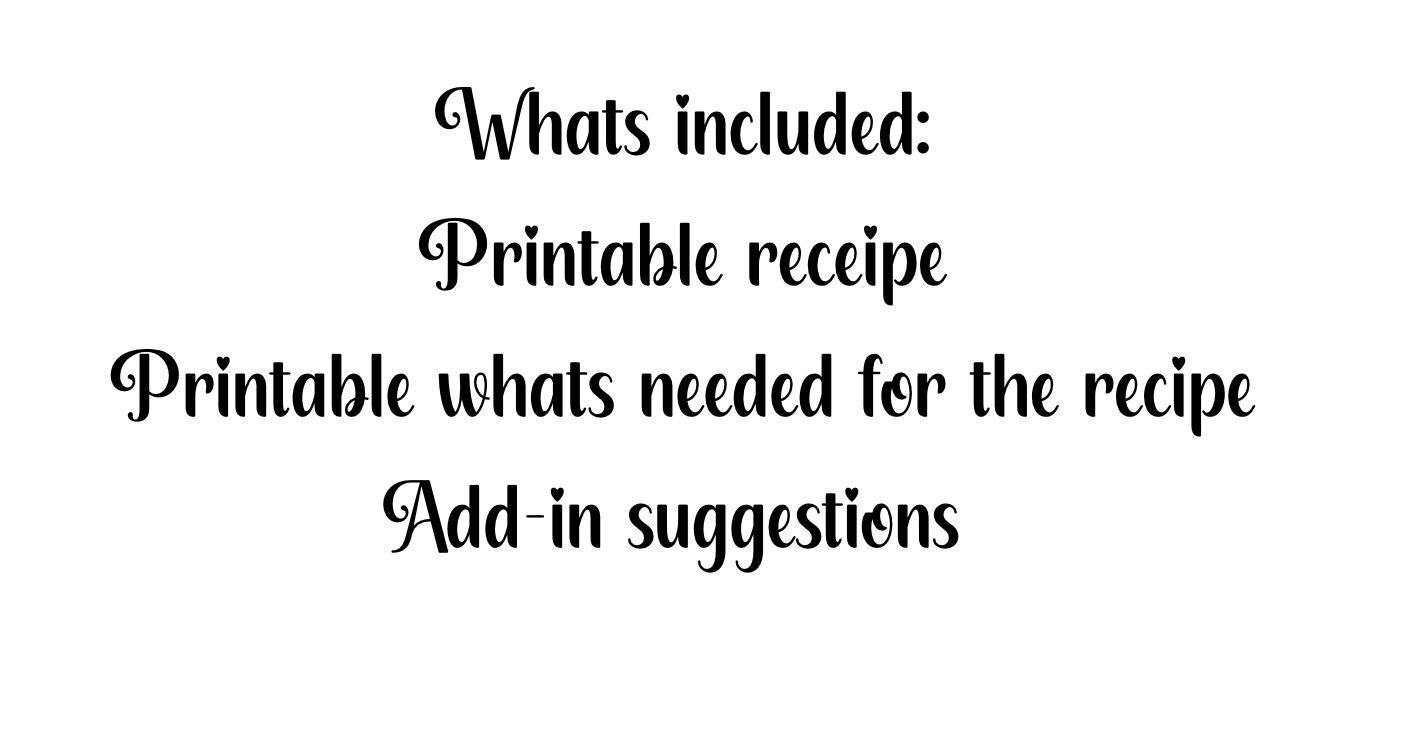 Printable Classic Gingerbread Cookie Recipe Etsy