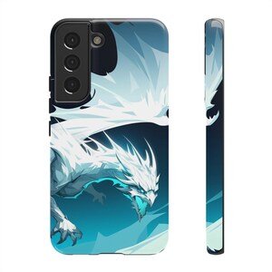 Phone Cases, Prismatic Dragon Design, Unique Gift, Protective Cover, Tough Shell, Phone Accessories