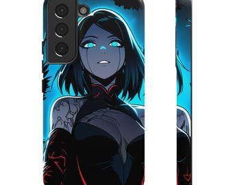 Raven Goddess Phone Case: Gothic Protective Cover