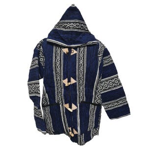 Moroccan Wool Jacket for Winter, Amazigh Handmade Striped Jacket, Berber Hoodie, Bohemian Jacket, Warm Wool Cardigan, Christmas Gift