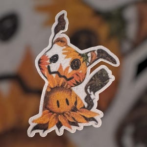 Floral mimikyu sticker