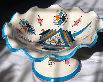 Fruit Bowl ceramic moroccan  – Modern Pottery for Kitchen or Dining Room