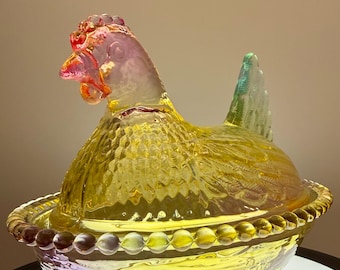 Vintage inspired “Indiana Hen on Nest”
