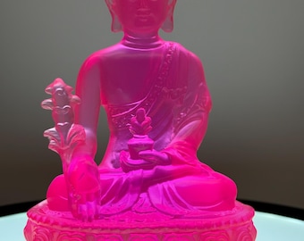 Thai Buddha Statue (5”)-Pink