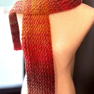 CozyLux Hand-Knit Scarf