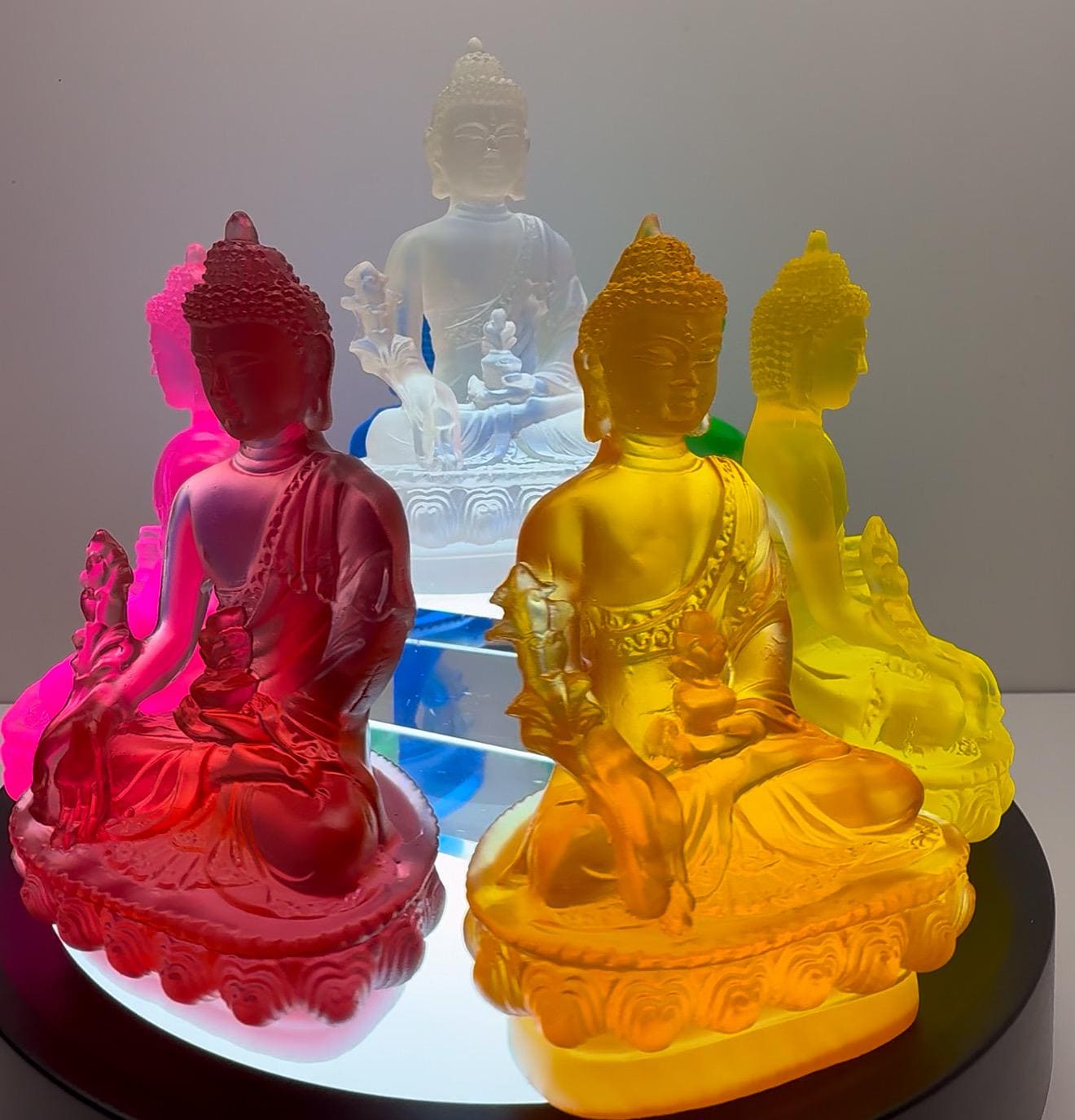 タイの仏像（5インチ） - 様々な色をご用意！ - Etsy 日本