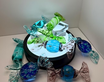 Large Murano Glass Inspired Candy (6 inches)