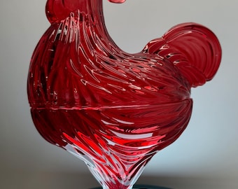 Mosser Jadeite Hen on Nest Candy Dish 4