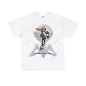 Personalize A Rose for You by Mischievous Aliens. Unisex Heavy Cotton Tee.
