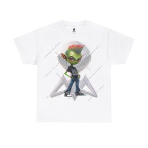 Punk Rock Power by Mischievous Aliens. Unisex Heavy Cotton Tee.