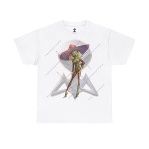 Otherworldly Fashionista by Mischievous Aliens. Unisex Heavy Cotton Tee.