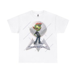 Personalize Punk Rock Power by Mischievous Aliens. Unisex Heavy Cotton Tee.