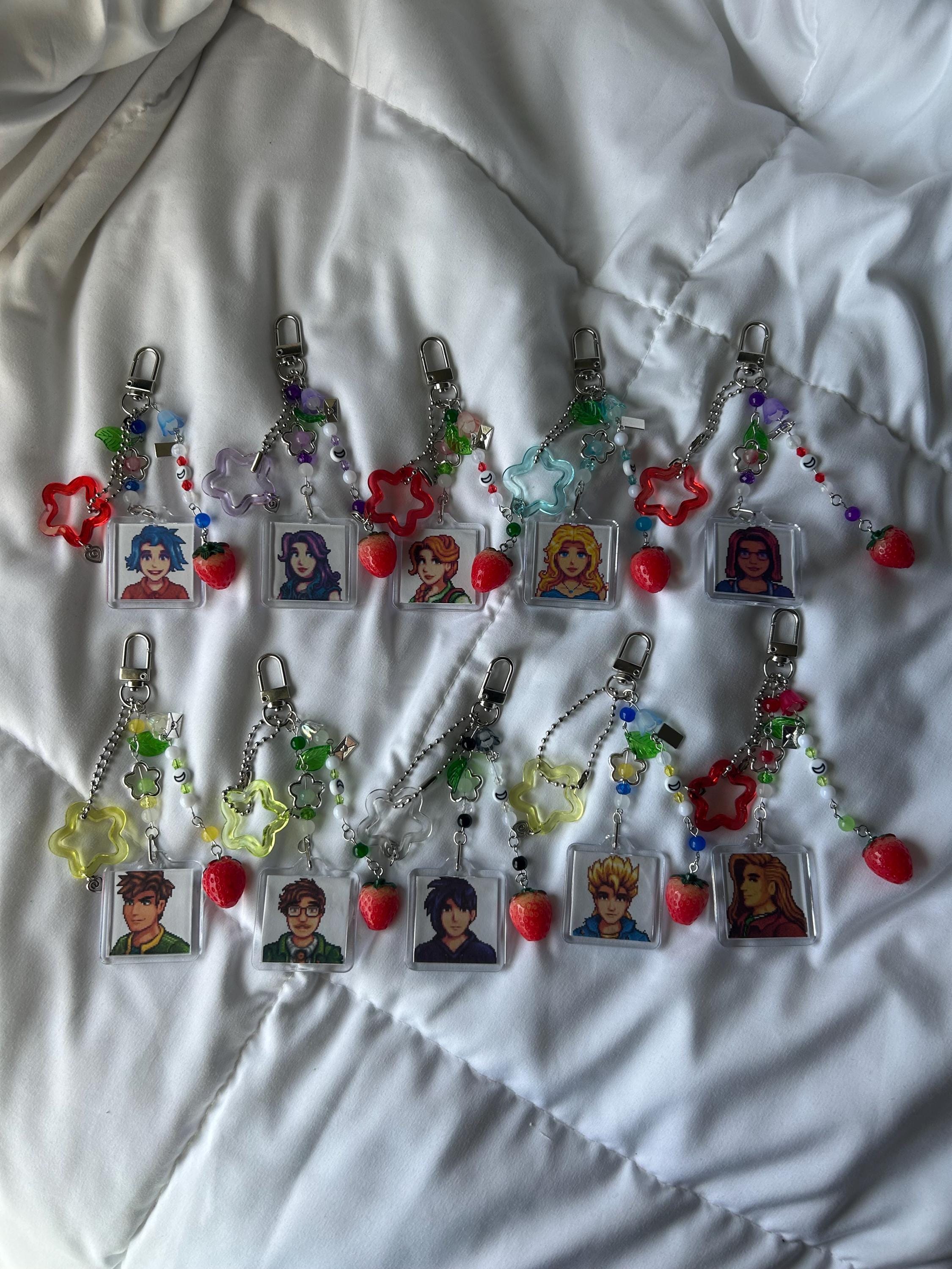 stardew valley photo keychains