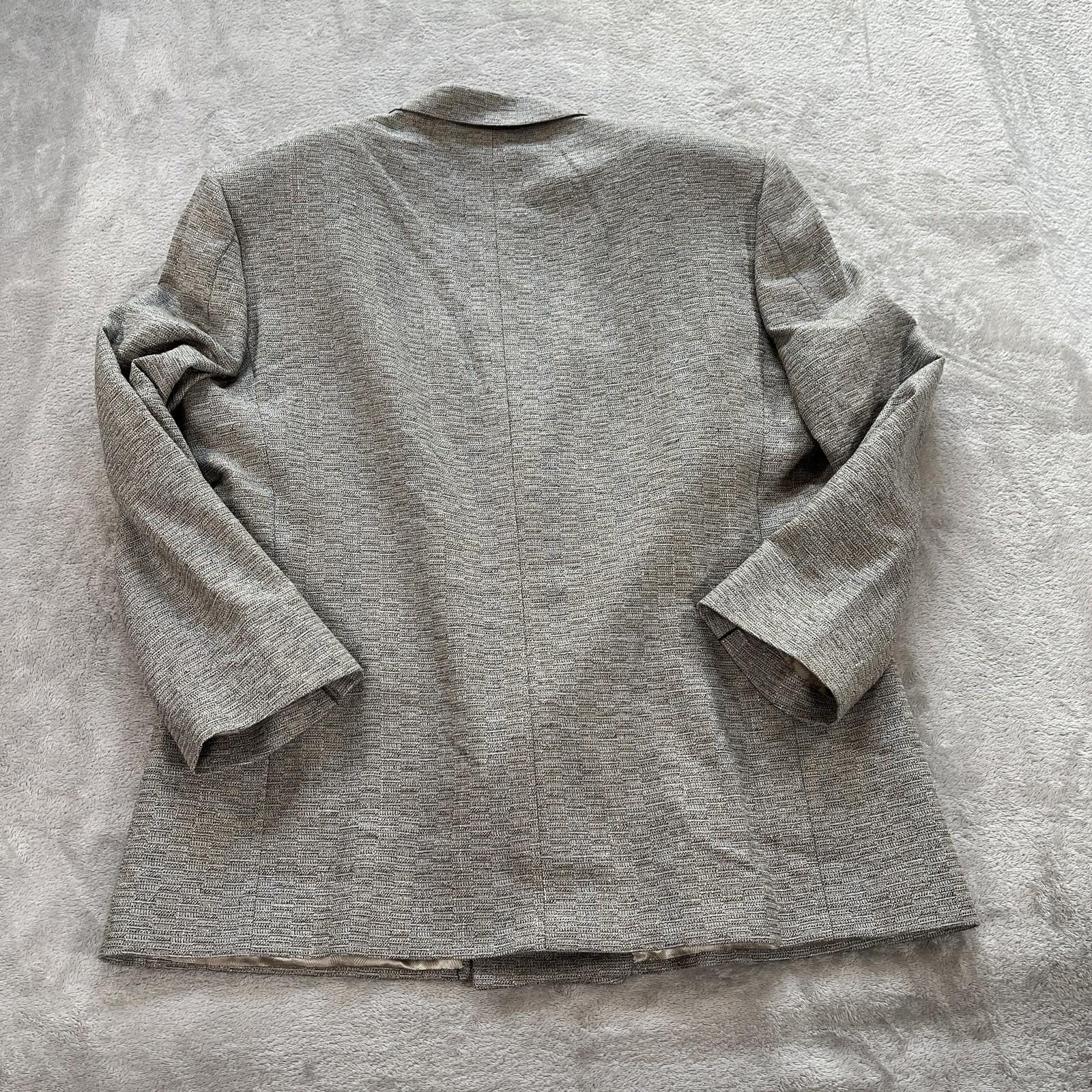 Louis Roth Vintage 90s Louis Roth Wool Blazer Double Breasted Tan Textured Made ...