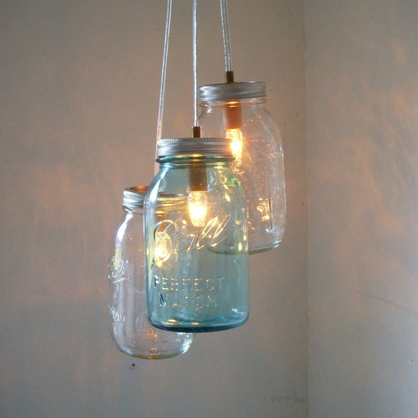 Hanging Mason Jars - Etsy