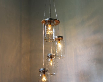 recycelte beleuchtungskörper einmachglas kronleuchter hängende anhänger beleuchtungskörper quart gläser spirale rustikale bootsngus beleuchtung decor kronleuchter etsy recycelte beleuchtungskörper einmachglas kronleuchter hängende anhänger beleuchtungskörper quart gläser spirale rustikale bootsngus beleuchtung decor kronleuchter etsy