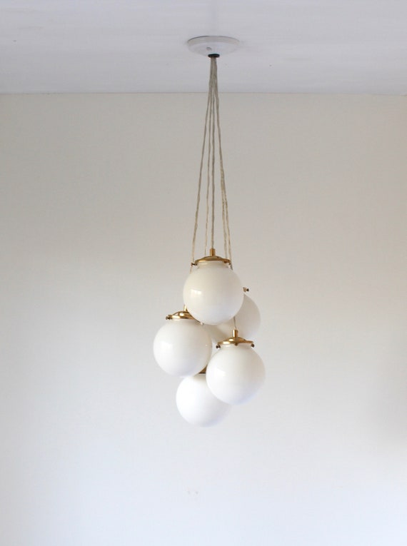 Bubble Chandelier 5 Cered White Glass Globe Pendants Bubble Chandelier 5 Cered White, 5 Pendant Bubble Light Fixture