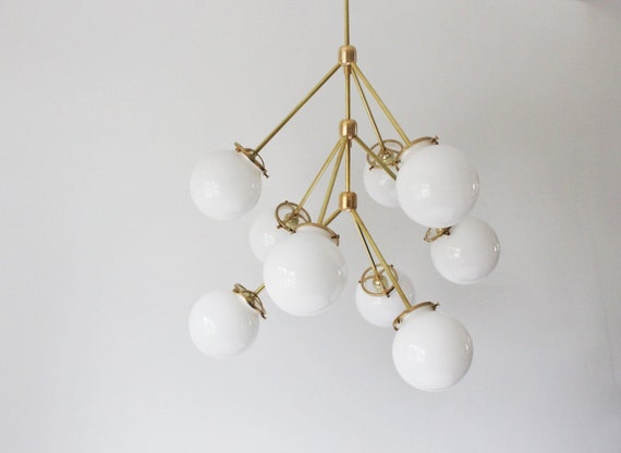 Frosted globe light online fixture