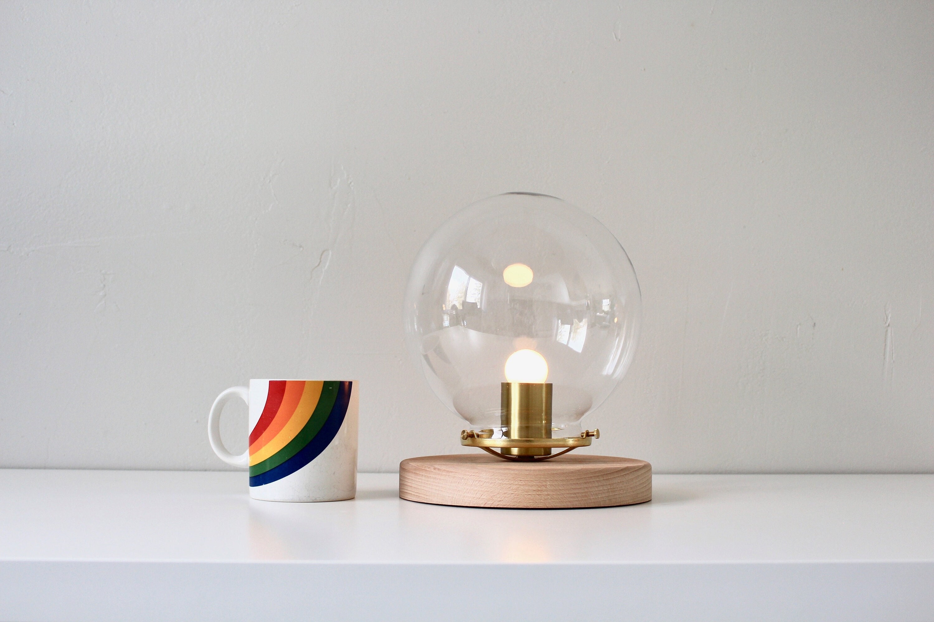 Small orb sale lamp
