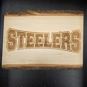 Steelers wood wall hanging