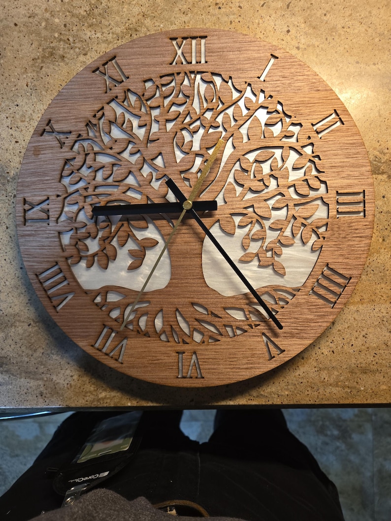 Tree of Life Wall Clock - Etsy
