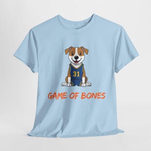Cute Dog Basketball Unisex Tee, Game of Bones Tee, Pet Lover Gift, Sports T-Shirt, Animal Lover Shirt, Funny Dogs Apparel