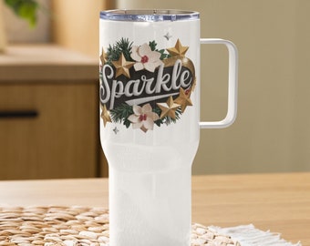 Sparkle Holiday Tumbler: Festlicher Edelstahl Reisebecher