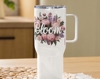 Bloom Floral Reisebecher: Botanischer Kaffeebecher, umweltfreundliches Geschenk
