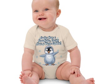 Baby Pinguin Bio Baumwolle Body | Süße Kinderkleidung