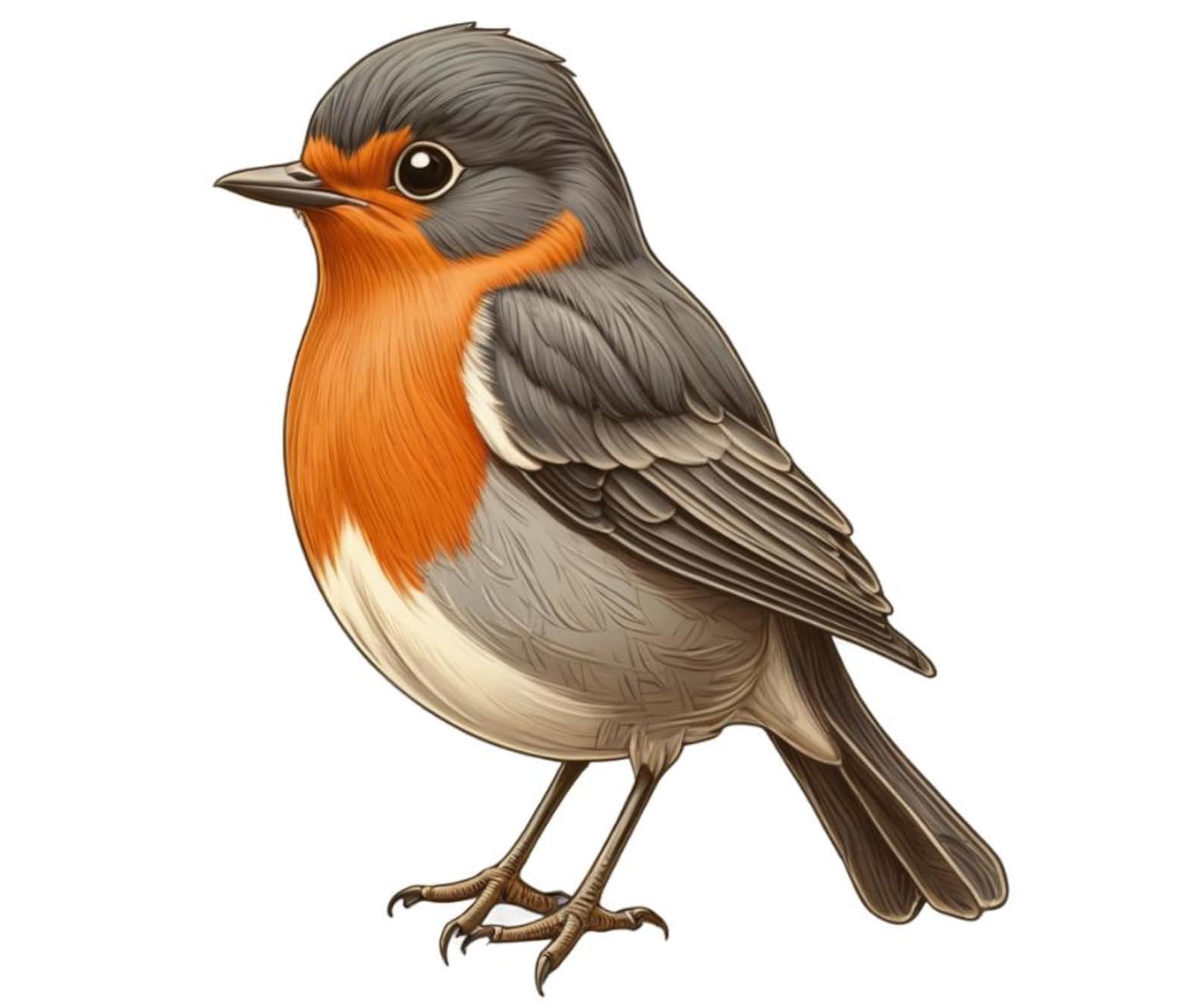 Red Robin PNG Clipart Instant Digital Download Bird Lover PNG for ...