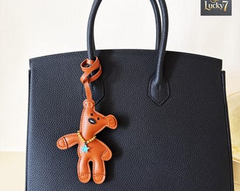 Unique Animal Bag Charm: Dog, Cat, Bear Keyring Accessory
