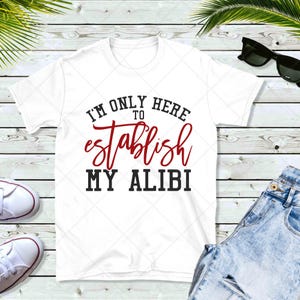 Establish Alibi PNG, digital download