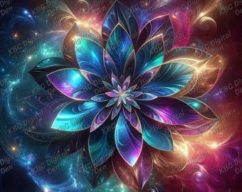 Celestial Lotus Pack, Digital Download, PNG
