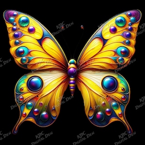 Colorful Butterflies Pack, Digital Download