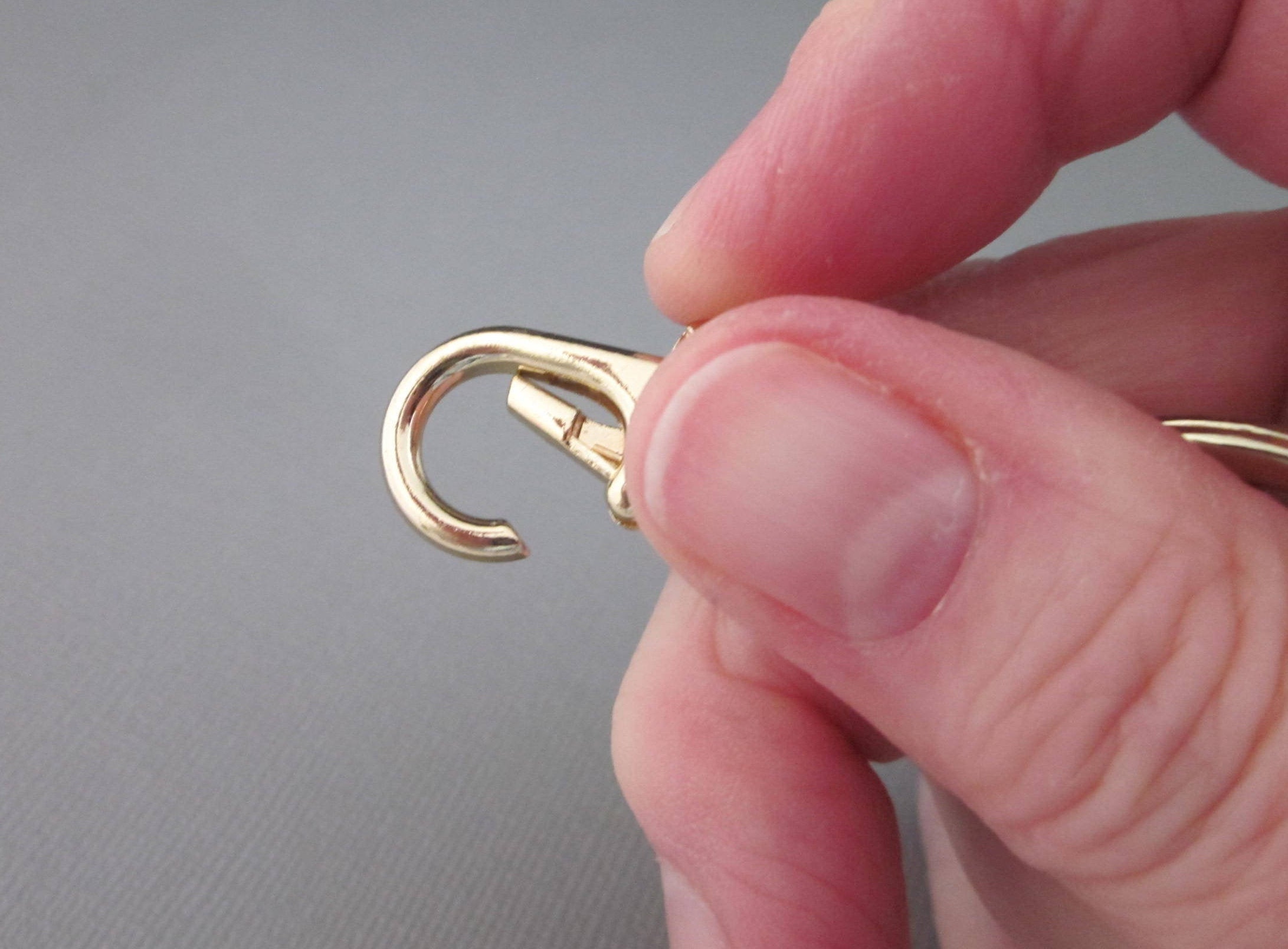 Tambourine Charm Key Chain Purse Pull Key Fob Gold Tone Etsy.de