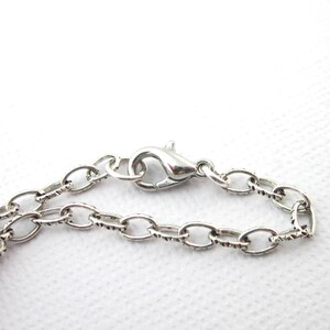Silver Filigree Bell Charm Necklace With Red Crystal: 3D Christmas Bell Pendant image 10