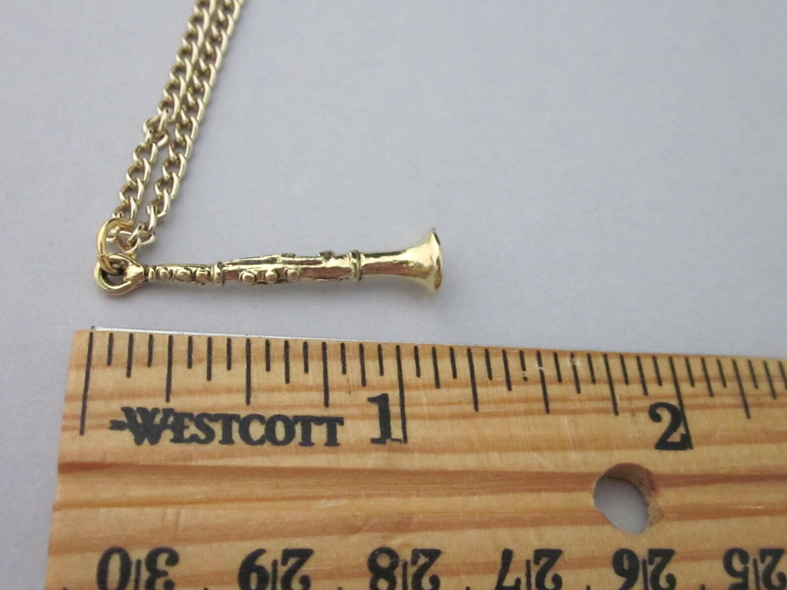 Gold Necklace Charm Necklace Etsy