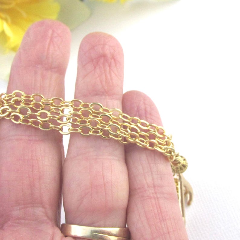 Collar con colgante de corchea de oro: regalo de joyería musical imagen 9