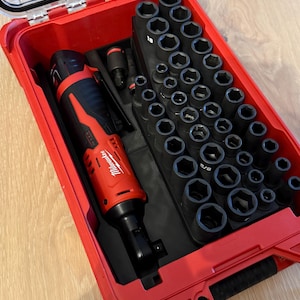 3/8 Ratchet Organizer Insert for Milwaukee Packout (Insert Only)(2457-20)